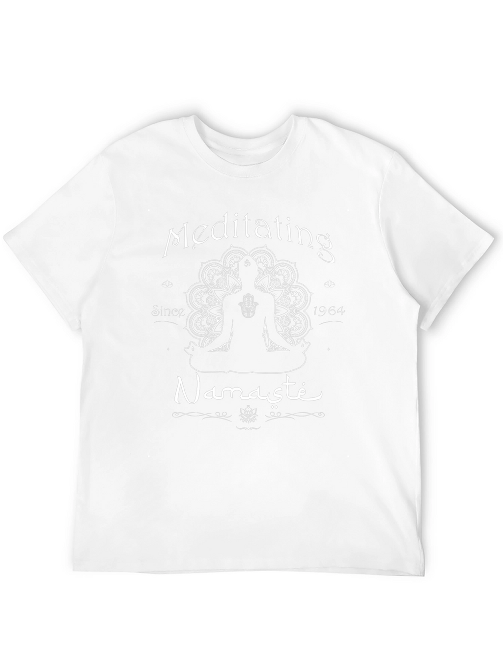 Meditating Namaste T-Shirt - Yoga Inspired Design