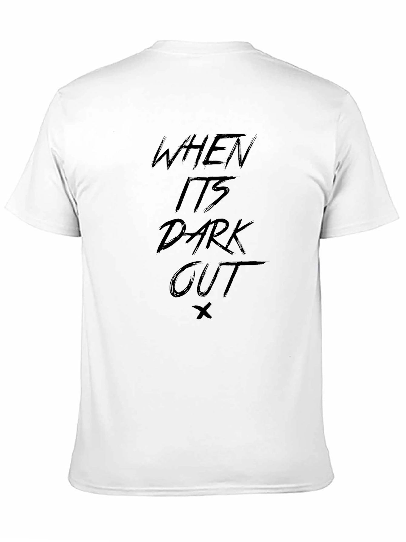 When Its Dark Out Graphic Tee - Black