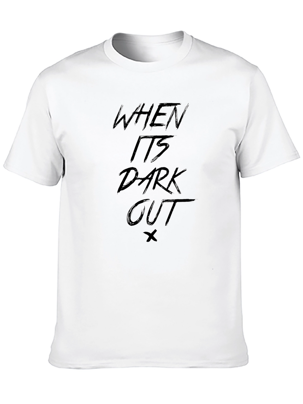 When Its Dark Out Graphic Tee - Black