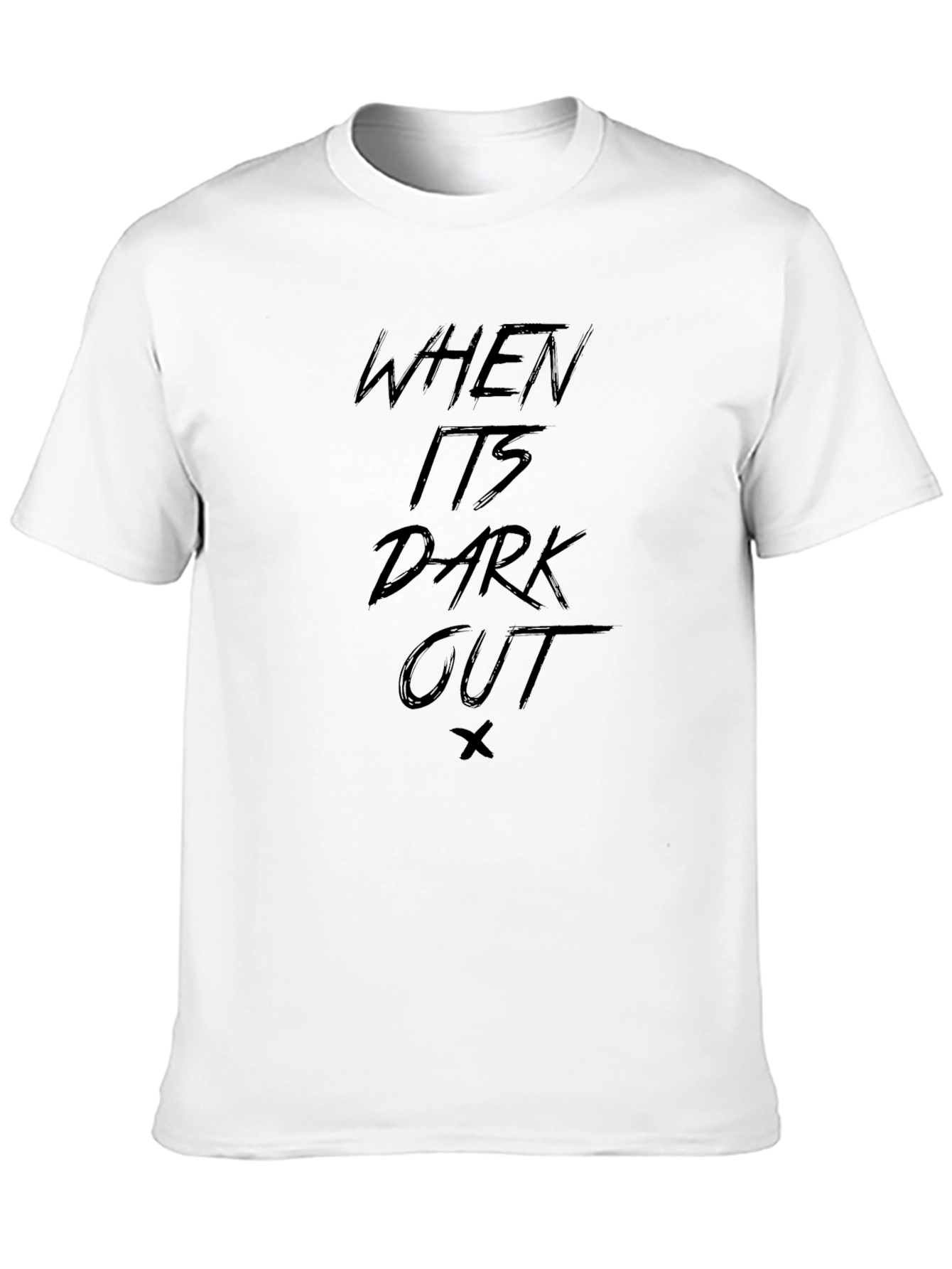 When Its Dark Out Graphic Tee - Black