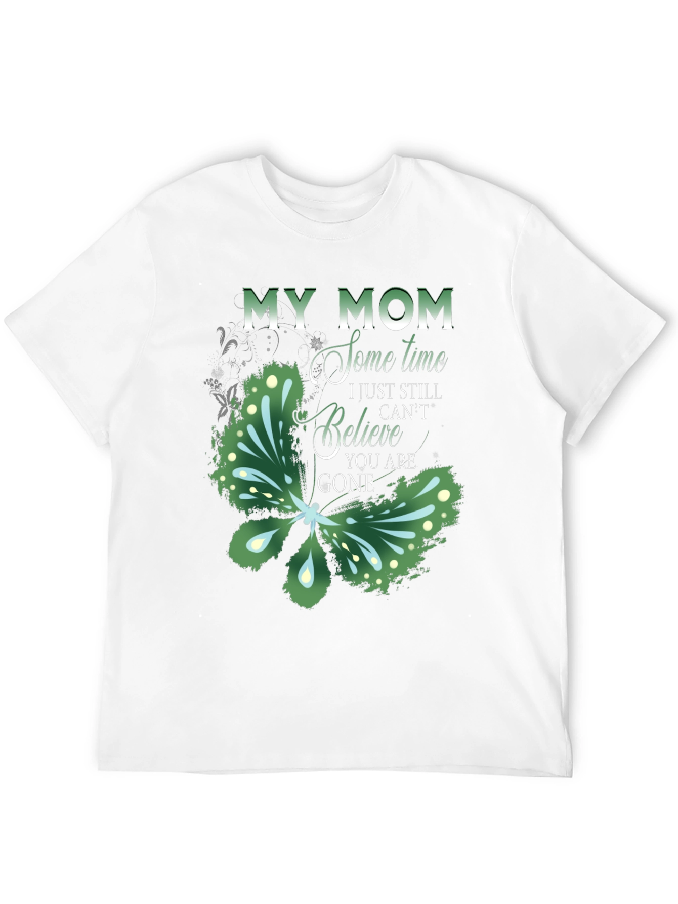 My Mom Memorial T-Shirt Butterfly