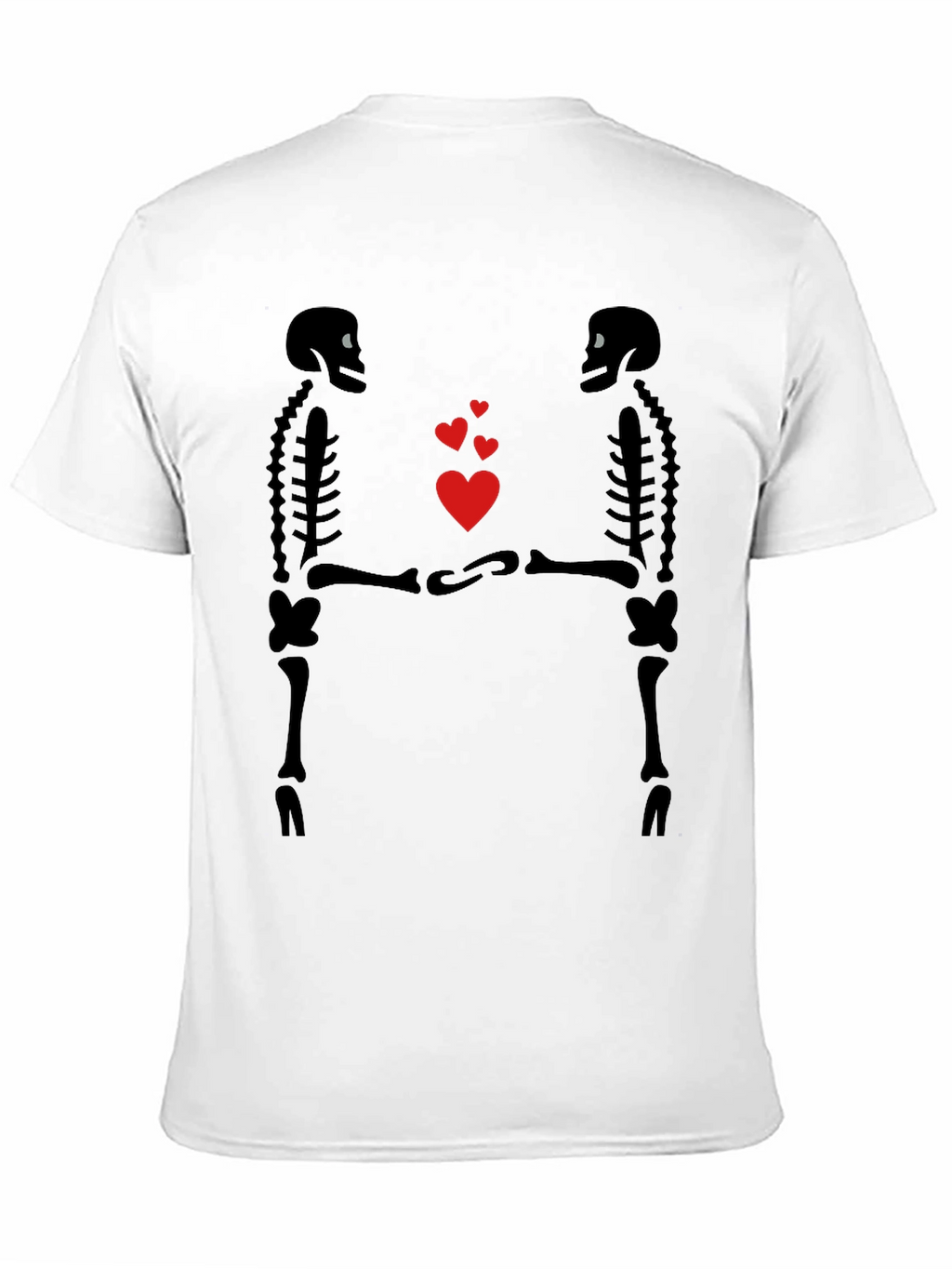 Skeleton Love Graphic T-Shirt - Gothic Valentines