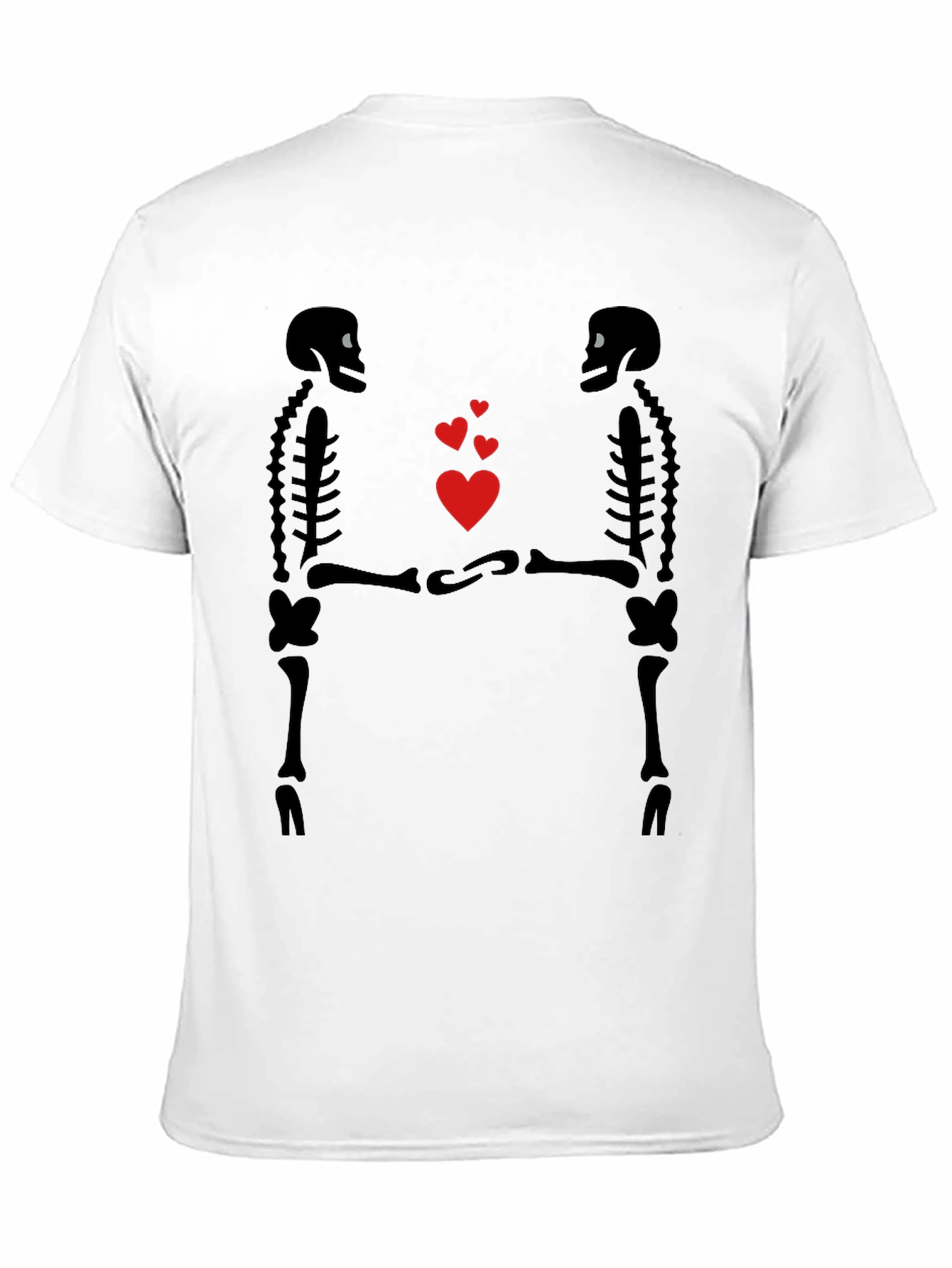 Skeleton Love Graphic T-Shirt - Gothic Valentines