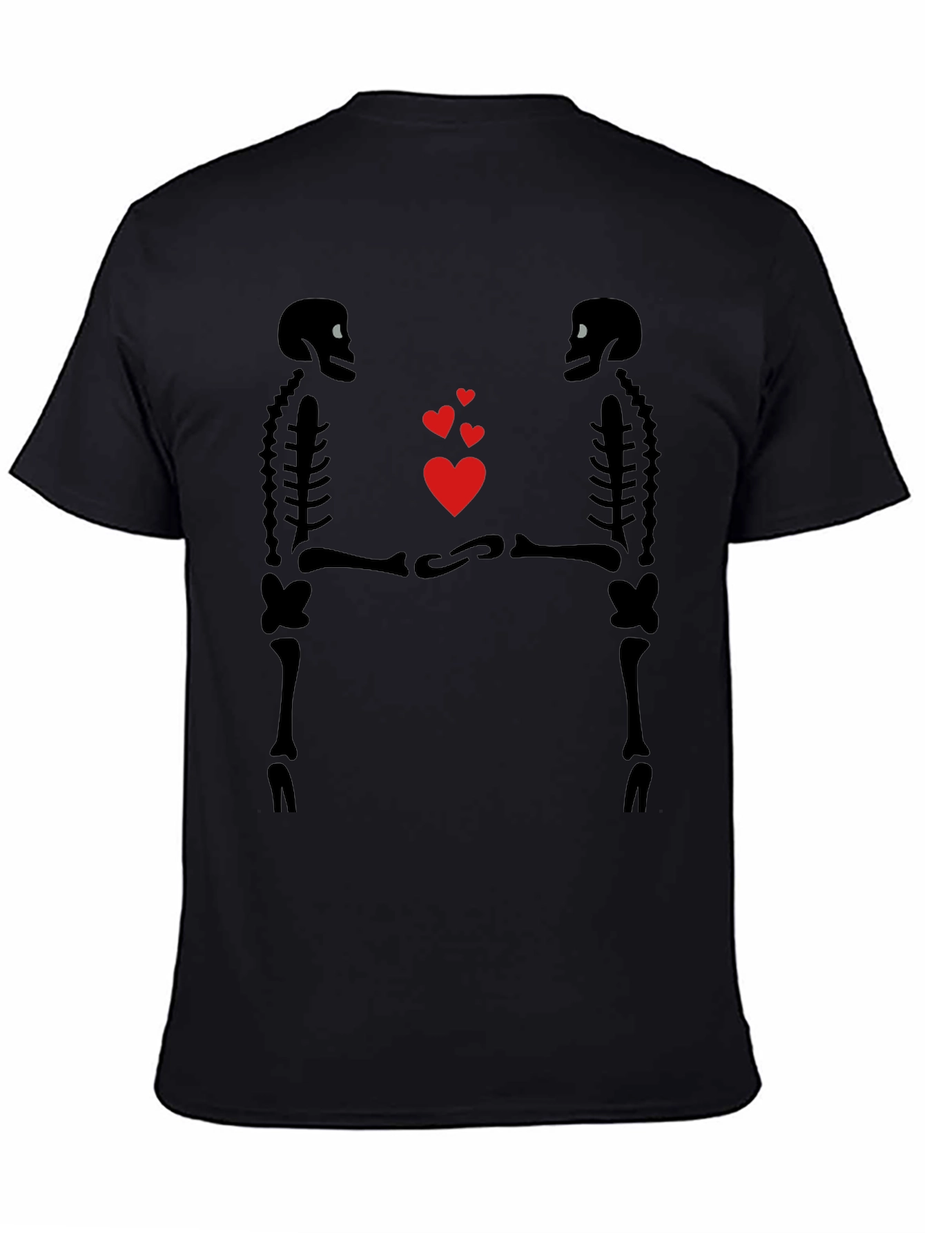 Skeleton Love Graphic T-Shirt - Gothic Valentines