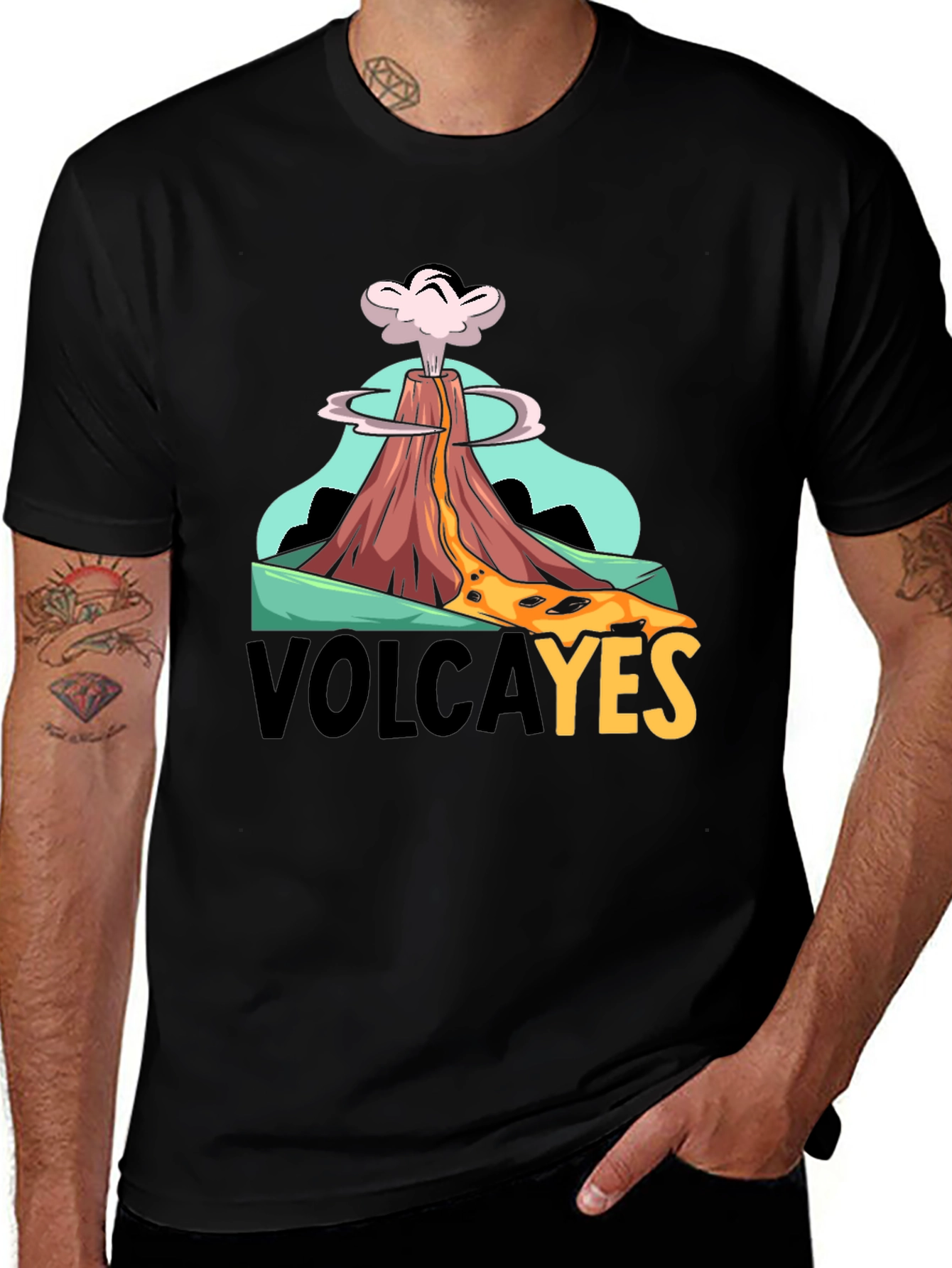 VolcaYES T-Shirt - Volcano Graphic Tee