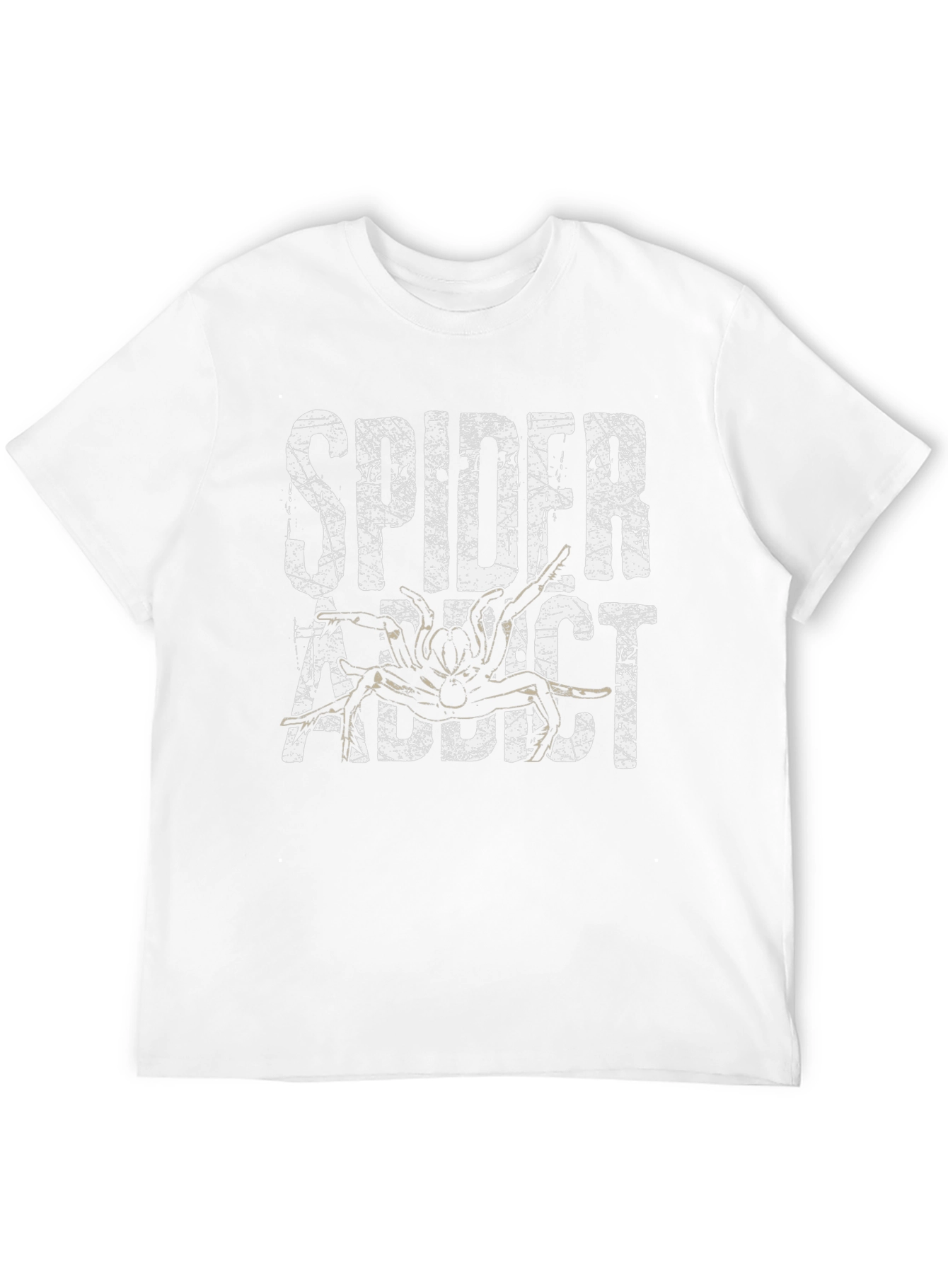 Spider Addict Graphic T-Shirt - Black Cotton Tee