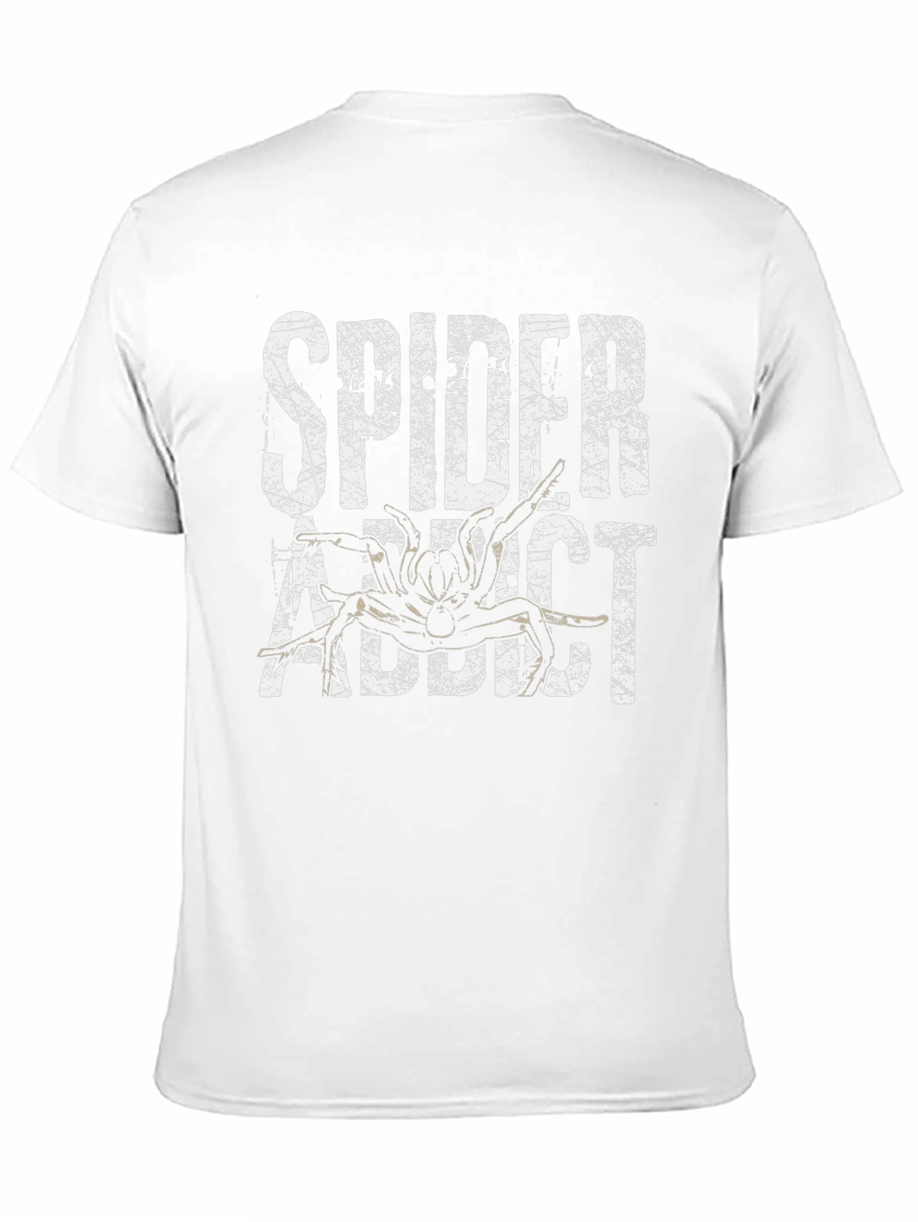 Spider Addict Graphic T-Shirt - Black Cotton Tee