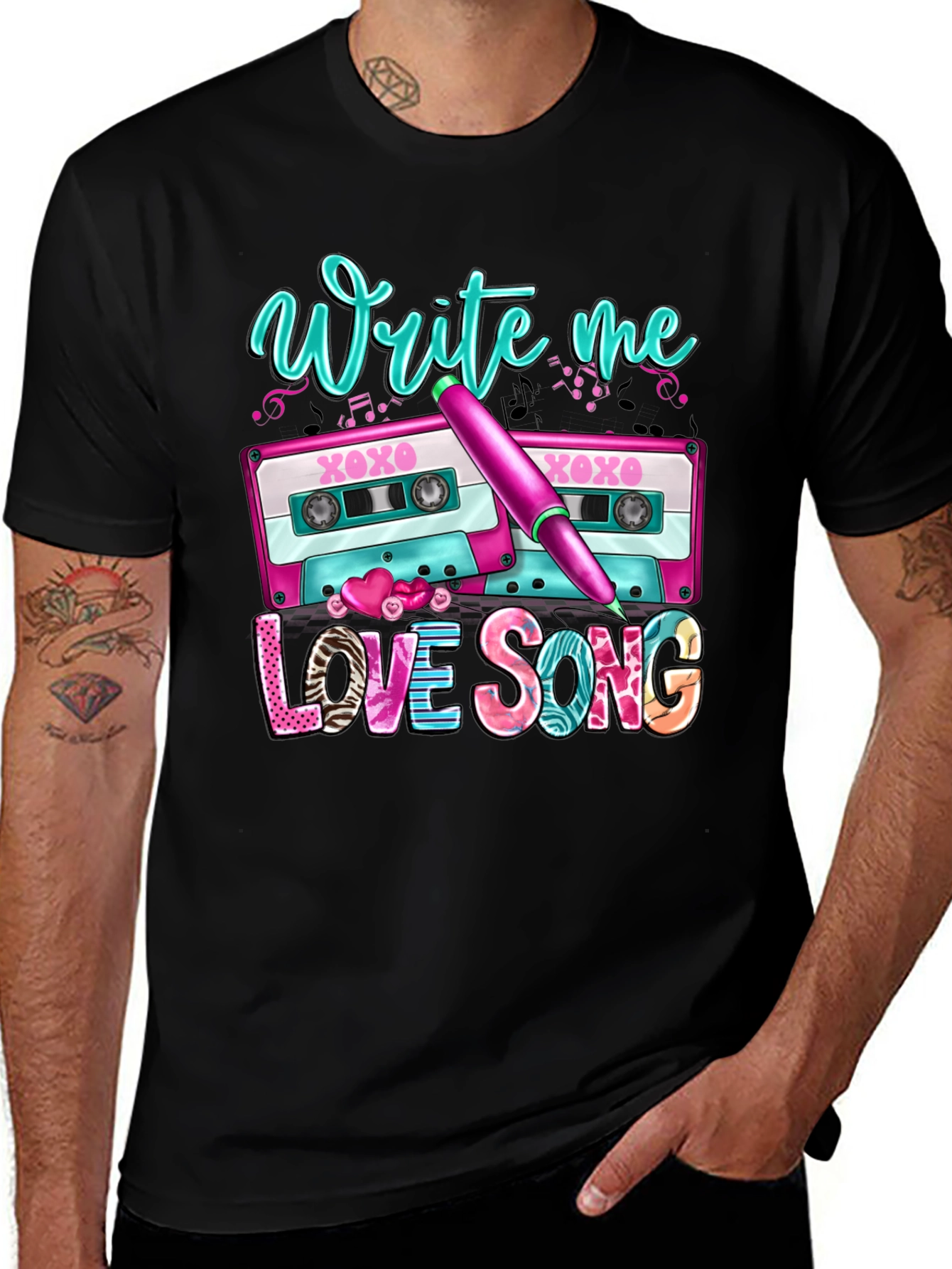 Write Me Love Song Graphic Tee