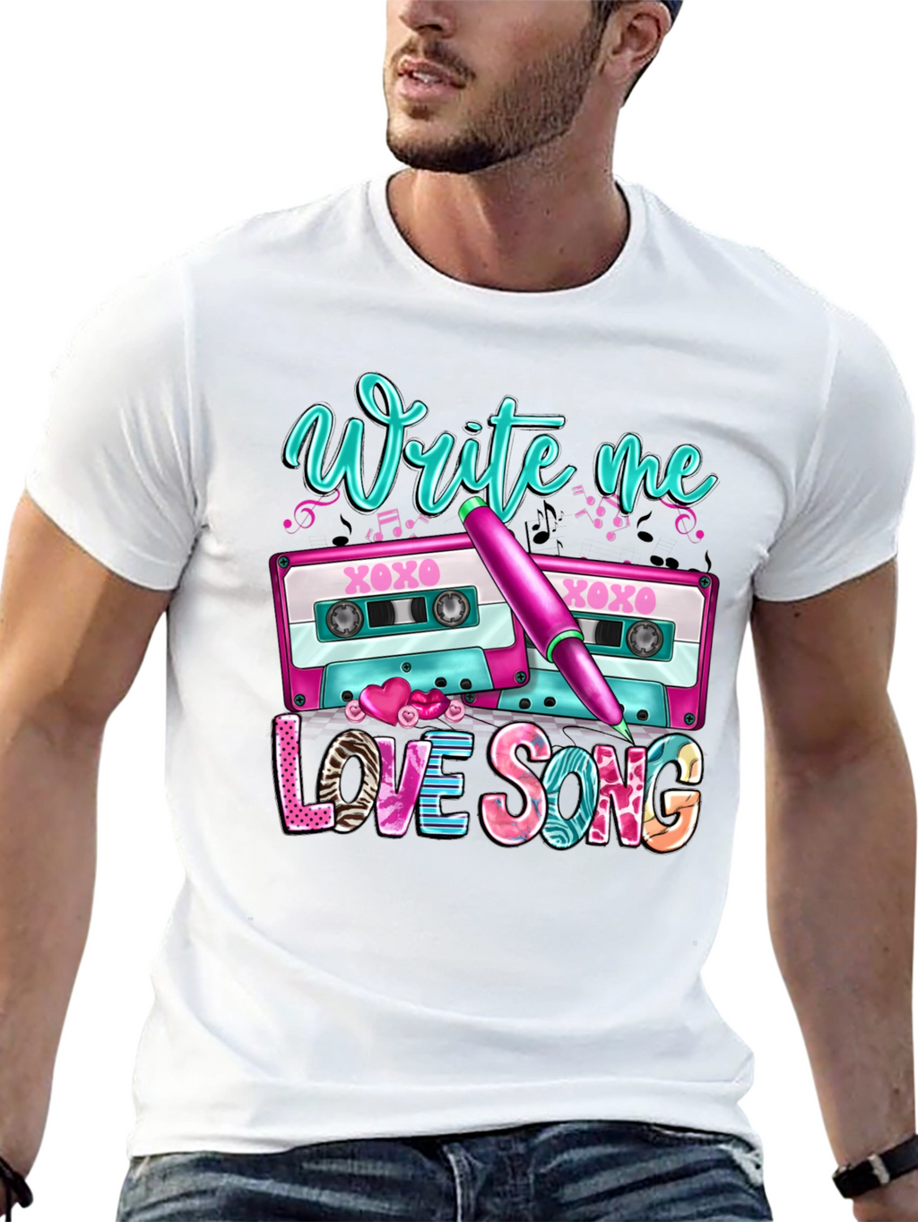 Write Me Love Song Graphic Tee