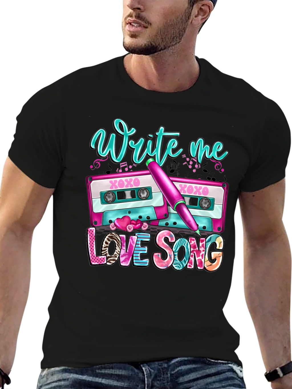 Write Me Love Song Graphic Tee