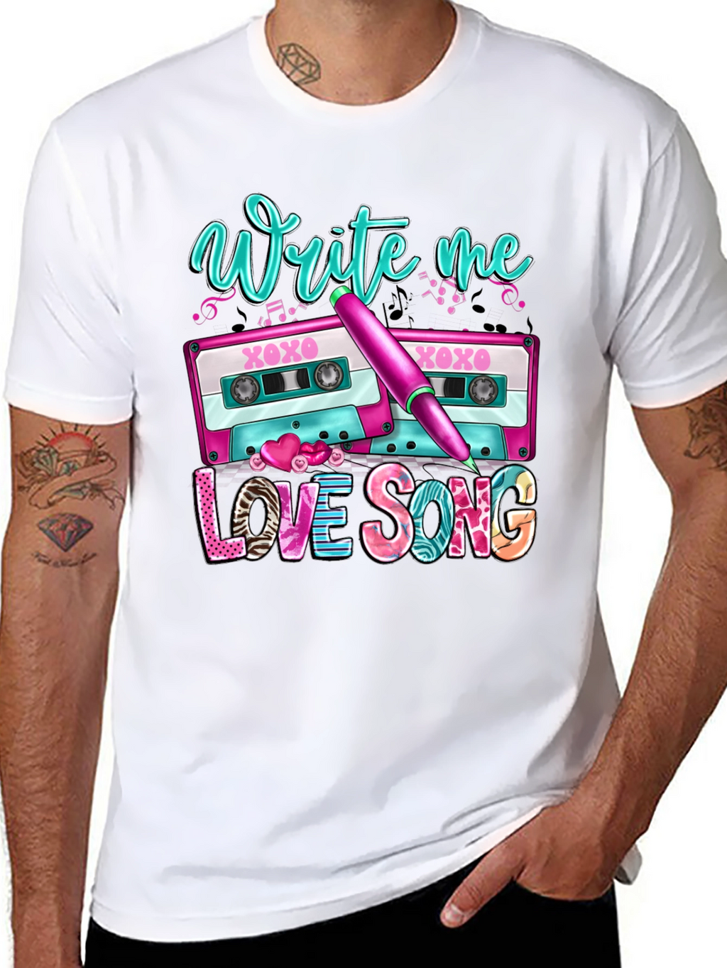 Write Me Love Song Graphic Tee