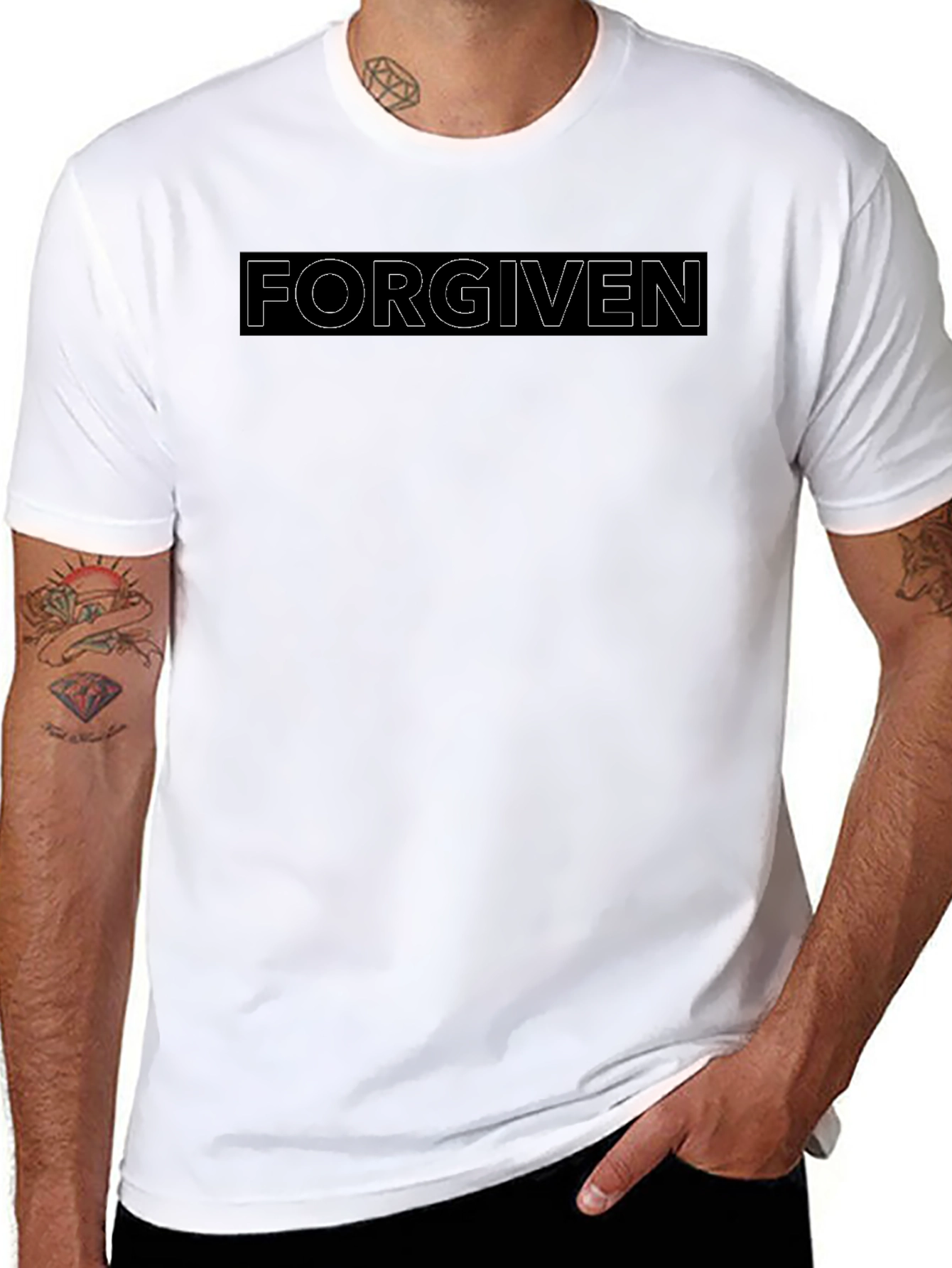 Forgiven Graphic Tee - Stylish Christian T-Shirt