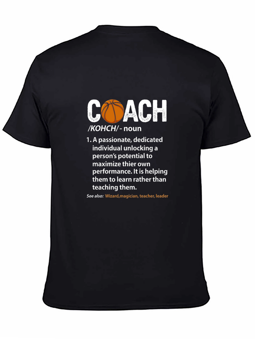 Coach Definition T-Shirt