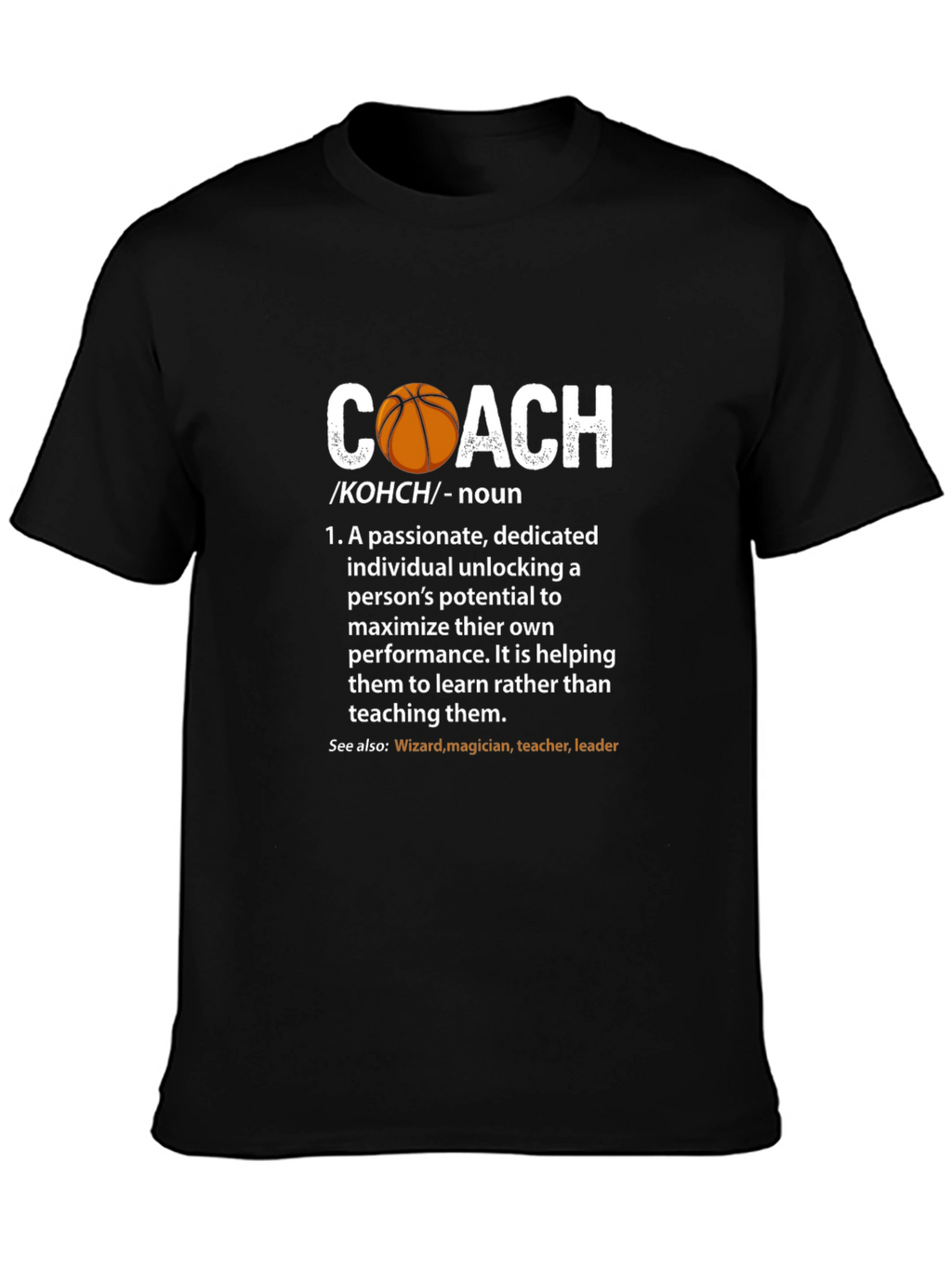 Coach Definition T-Shirt
