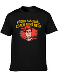 Proud Baseball Coach Graphic Tee