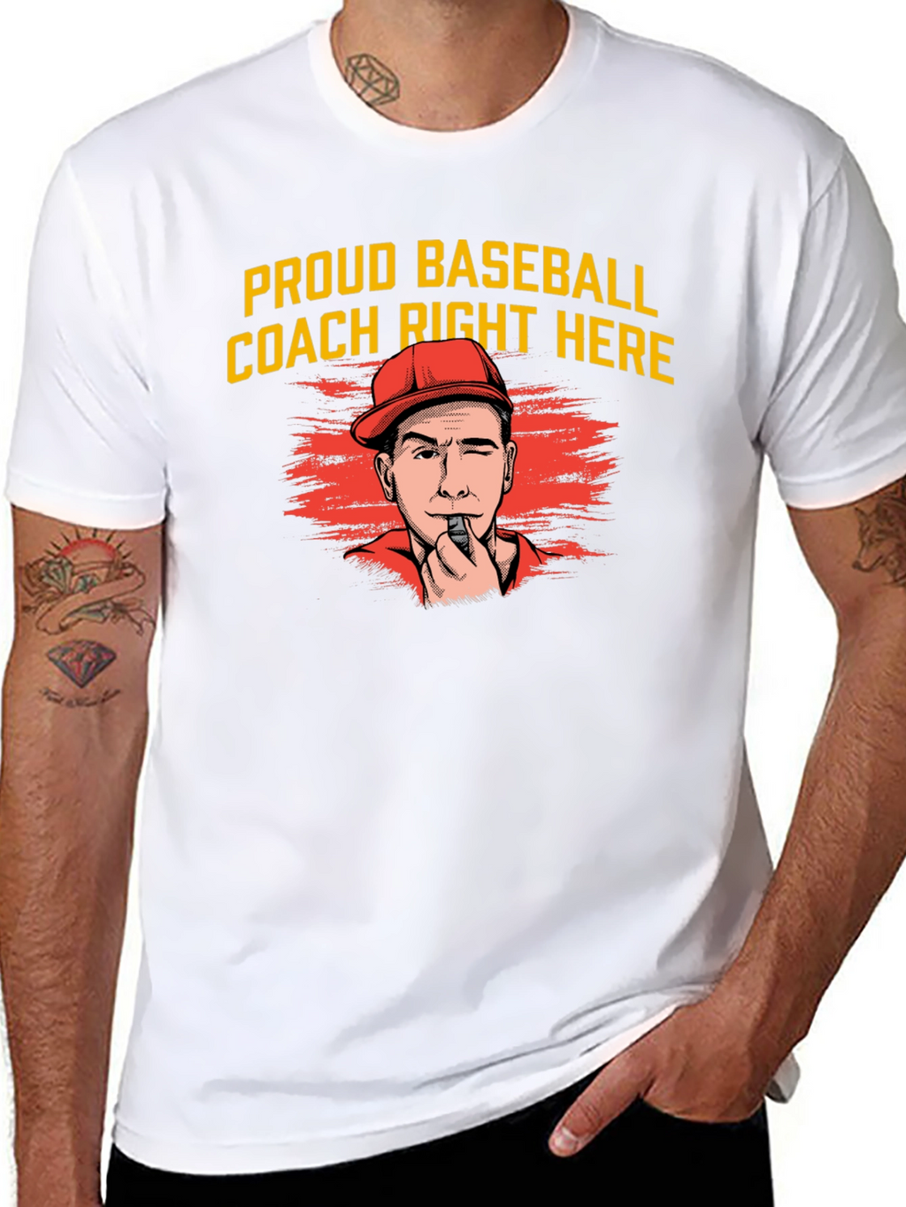 Proud Baseball Coach Graphic Tee