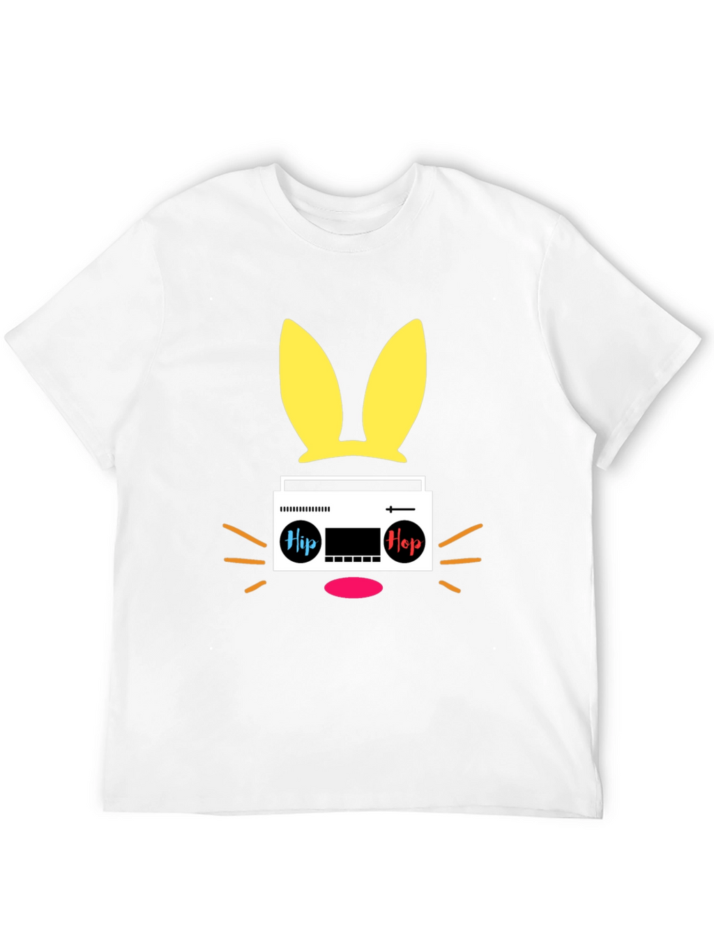 Hip Hop Bunny Black T-Shirt