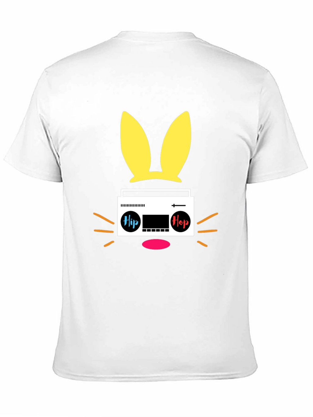 Hip Hop Bunny Black T-Shirt