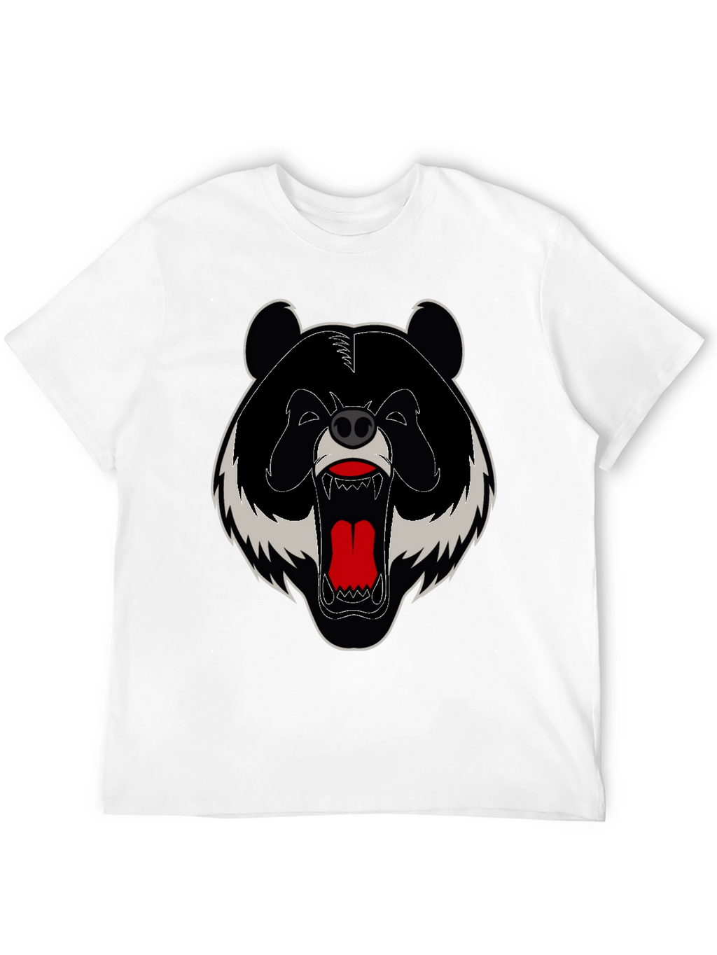 Grizzly Bear Graphic Tee - Bold Black T-Shirt