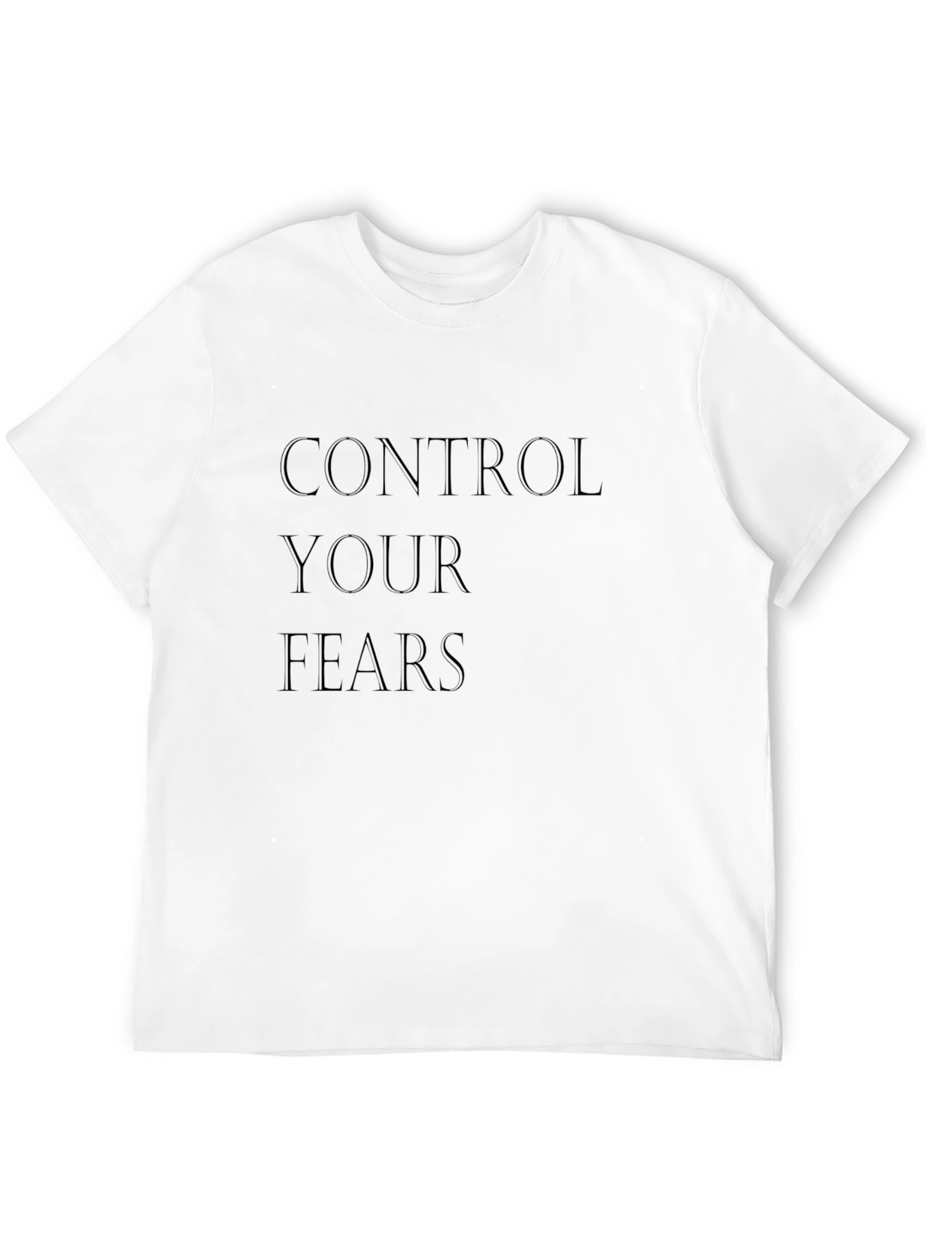 Control Your Fears Black T-Shirt