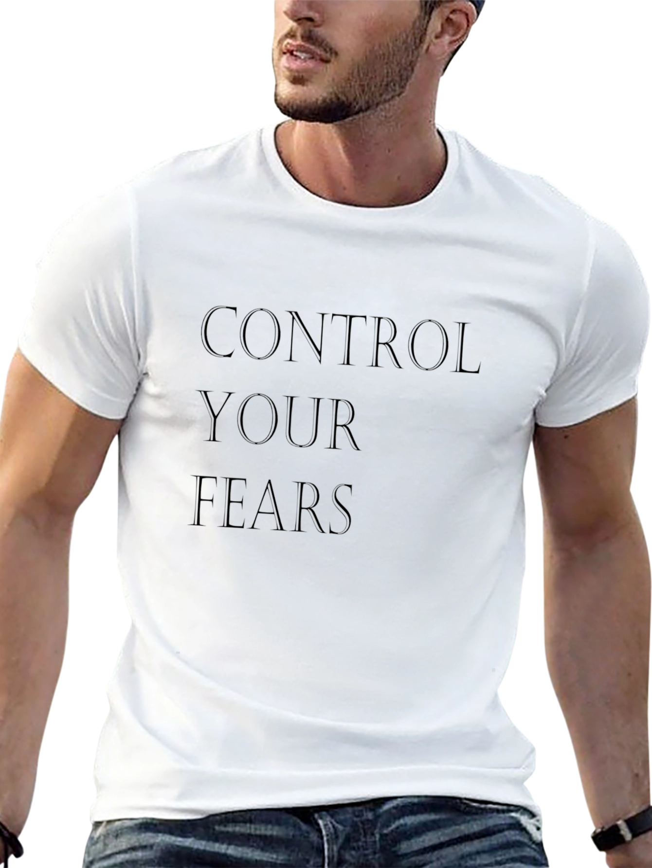 Control Your Fears Black T-Shirt