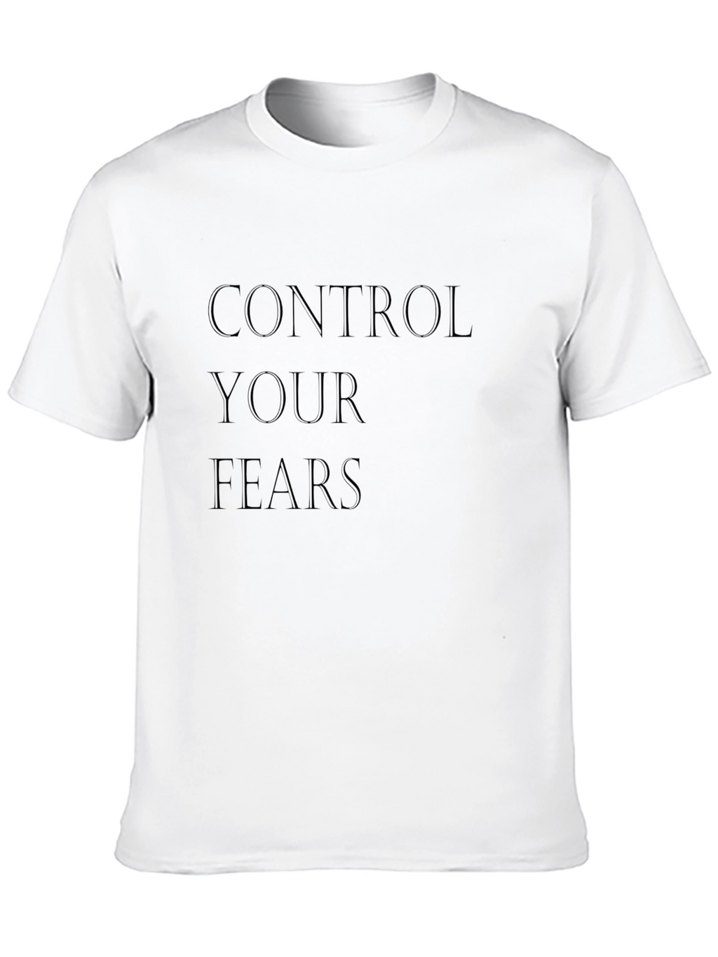 Control Your Fears Black T-Shirt