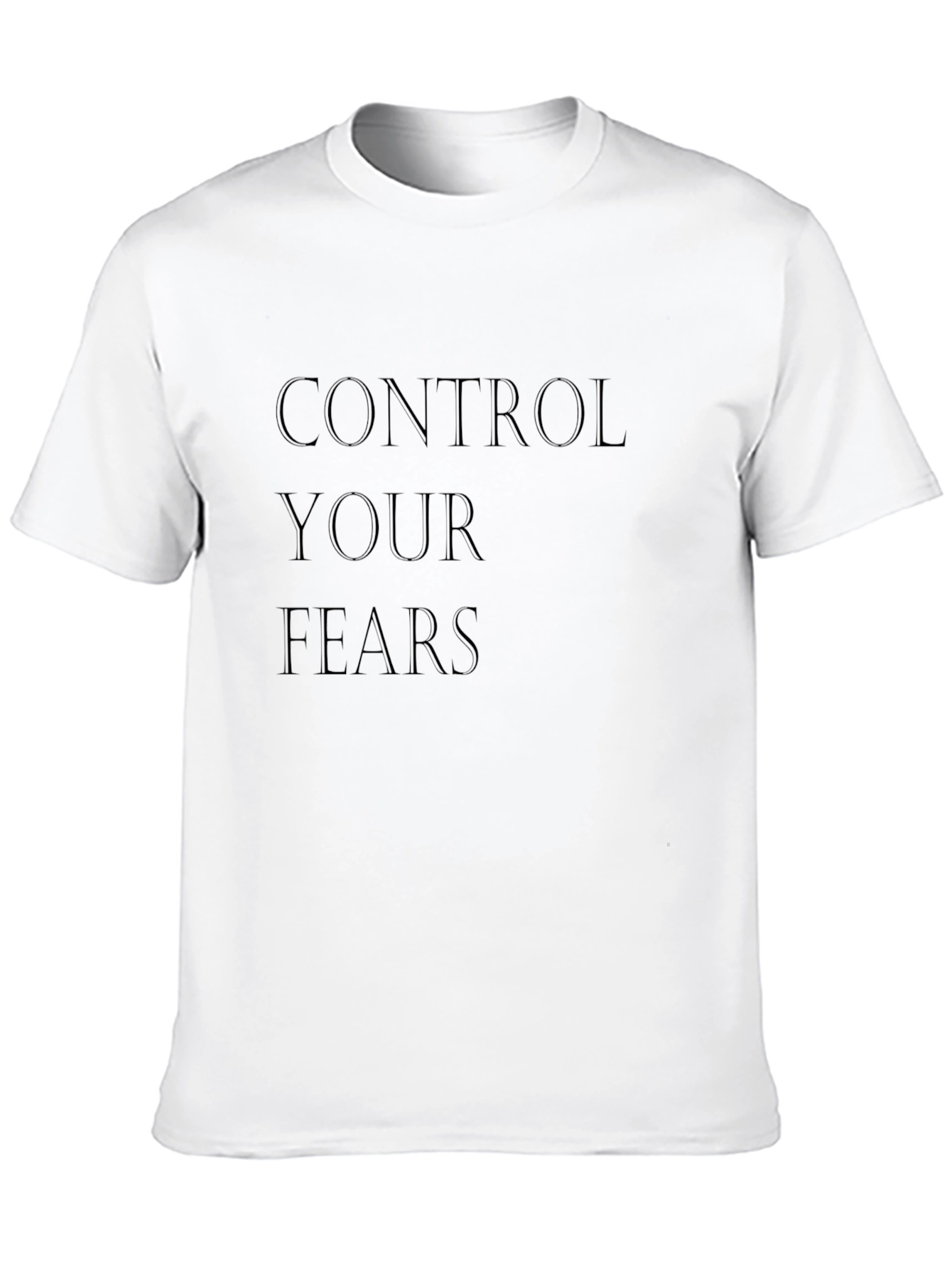 Control Your Fears Black T-Shirt