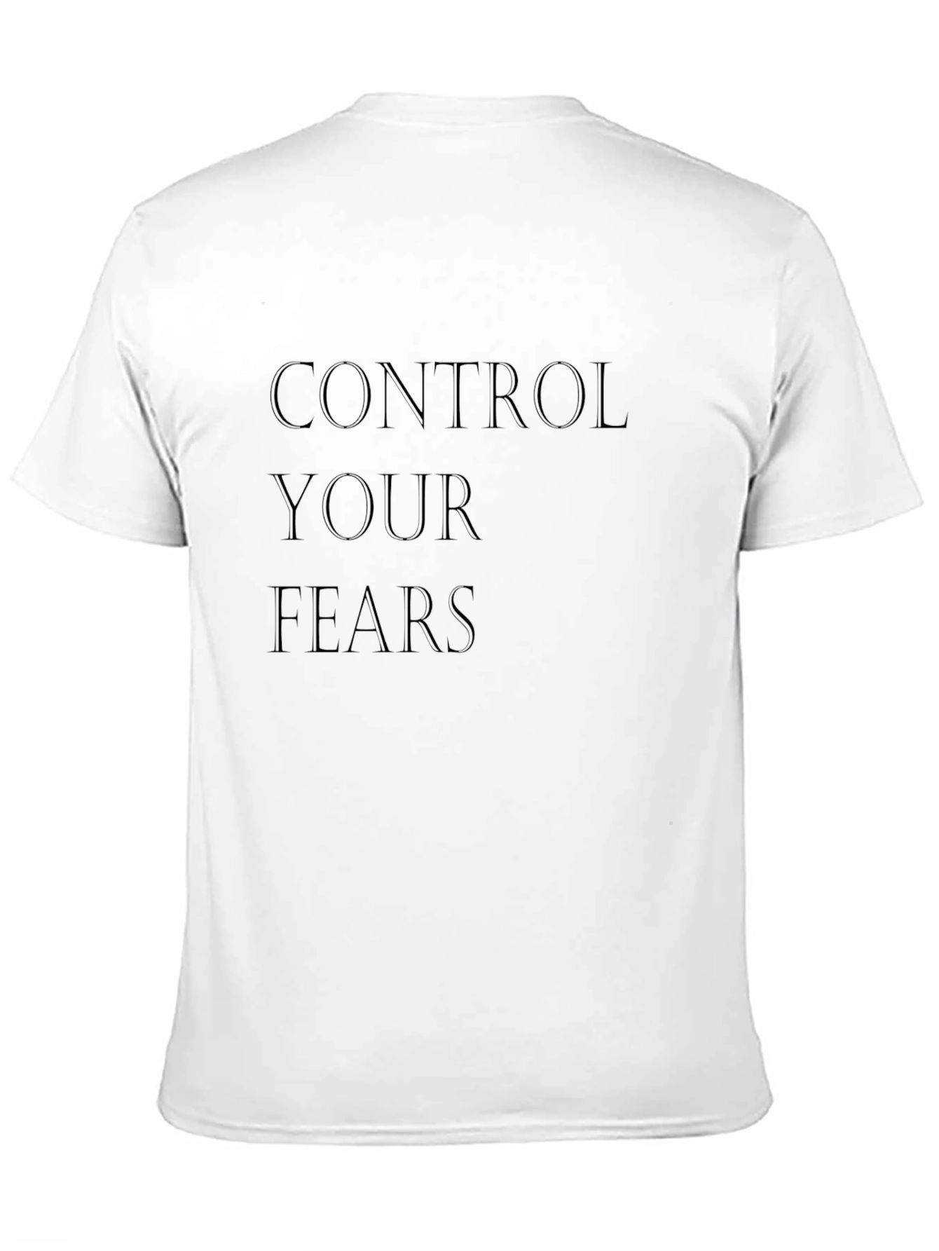 Control Your Fears Black T-Shirt