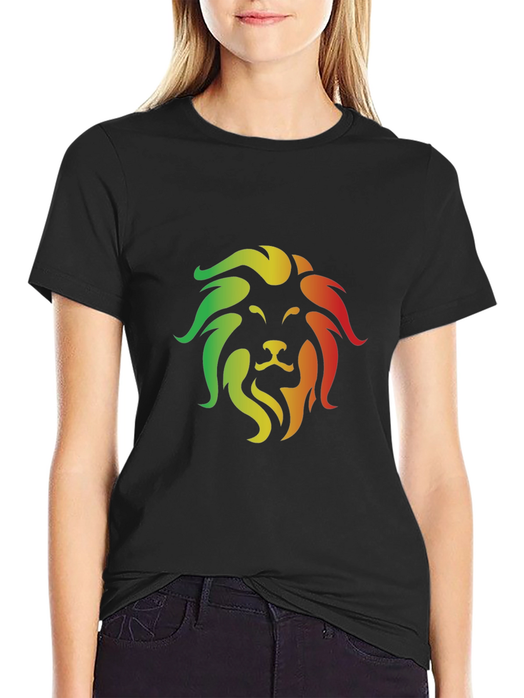 Rasta Lion Graphic Tee - Reggae Style Shirt