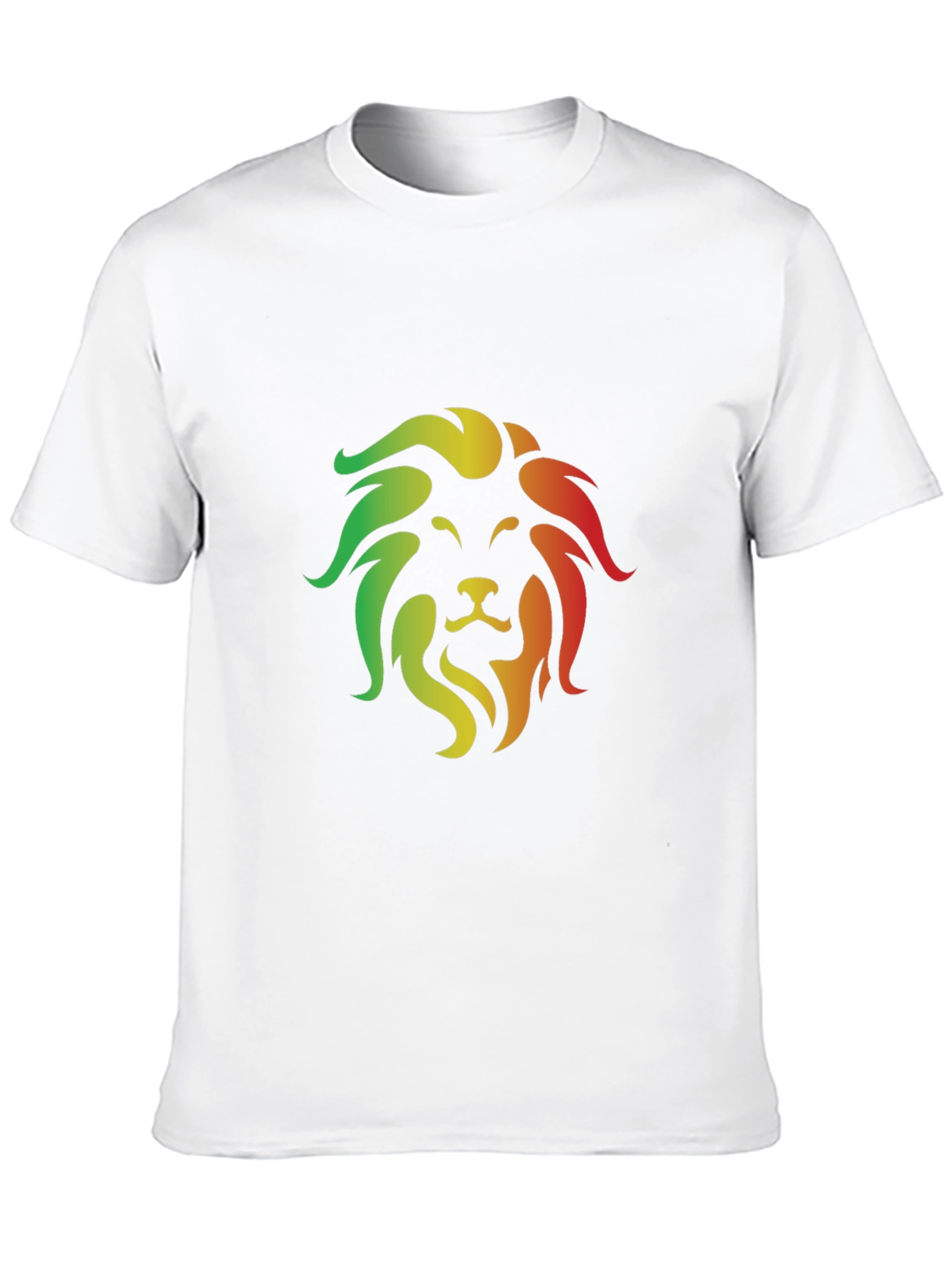 Rasta Lion Graphic Tee - Reggae Style Shirt