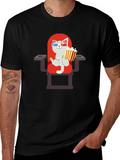 Cat Movie Lover Graphic Tee