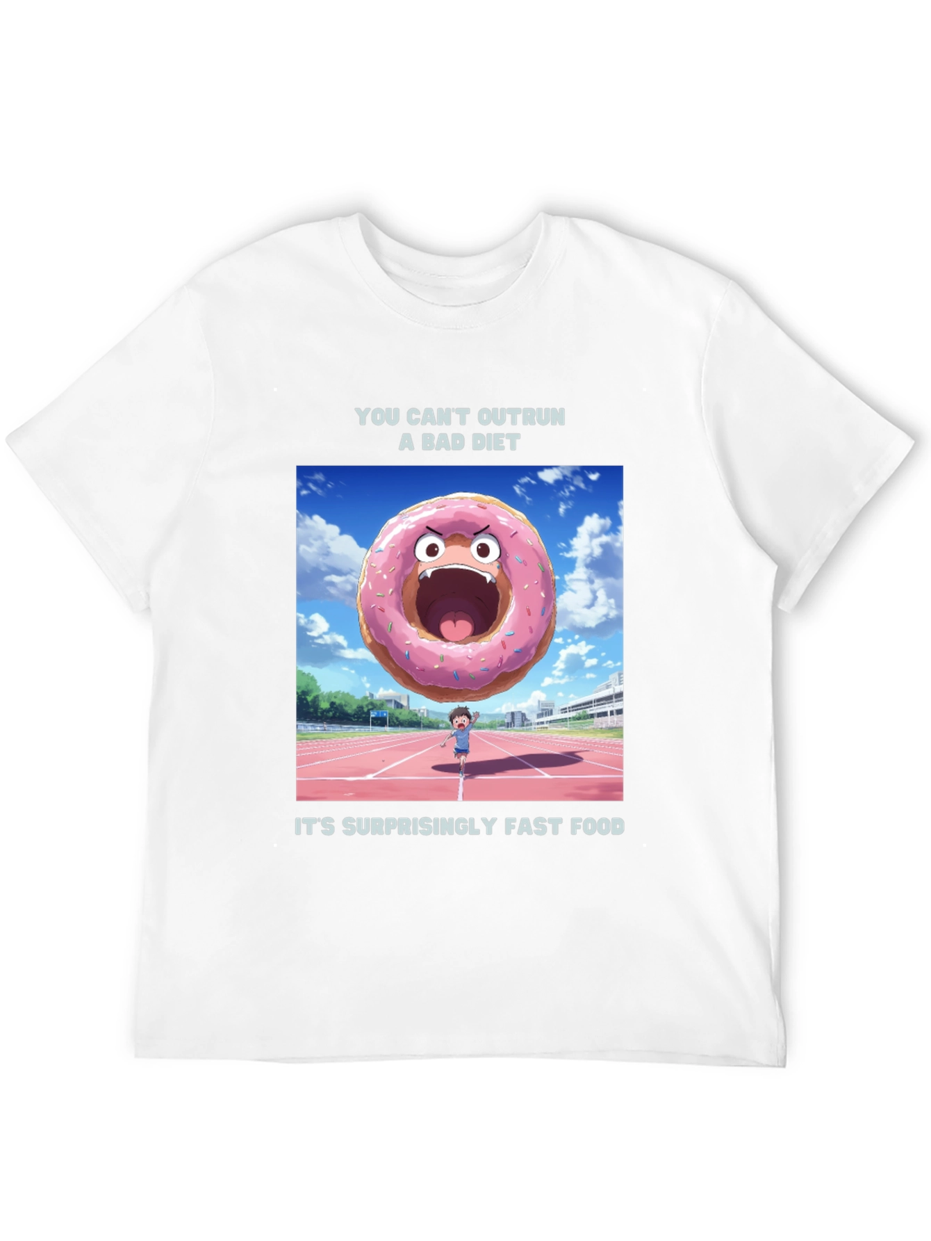 Funny Diet T-Shirt - You Cant Outrun Fast Food!