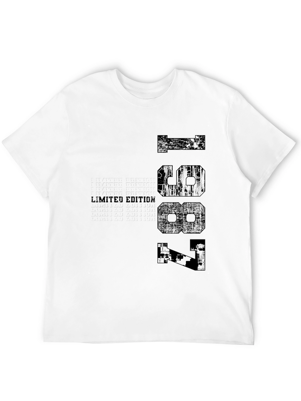 Limited Edition 1987 Graphic Tee - Mens Black T-Shirt