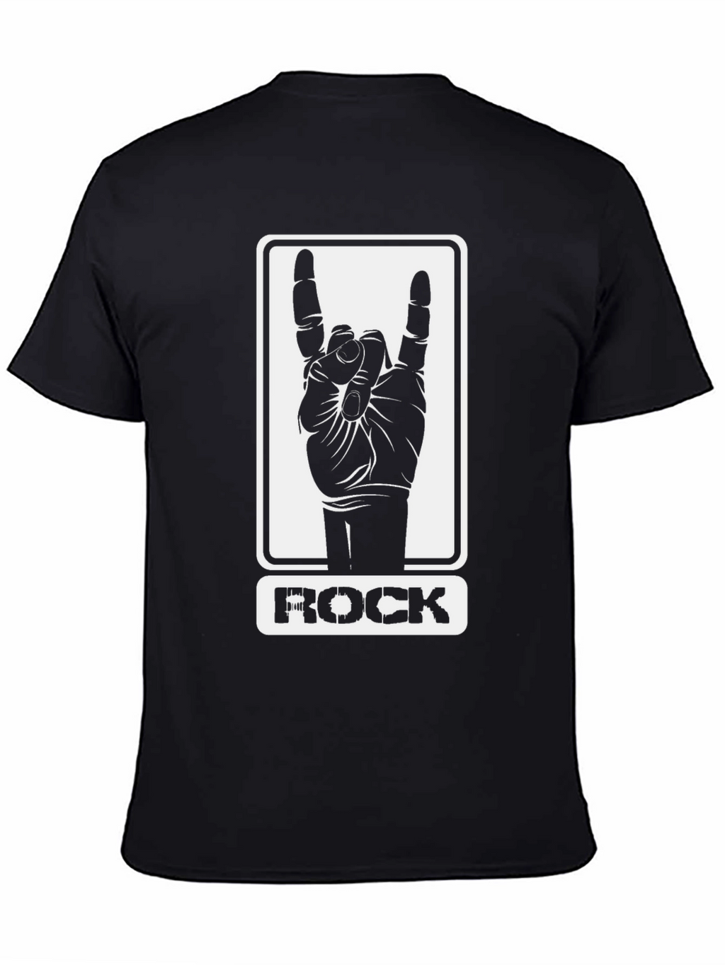 Rock Hand Sign Graphic T-Shirt