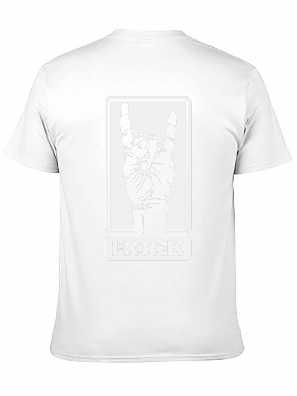 Rock Hand Sign Graphic T-Shirt