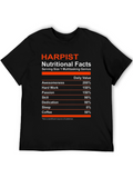 Harpist Nutritional Facts T-Shirt