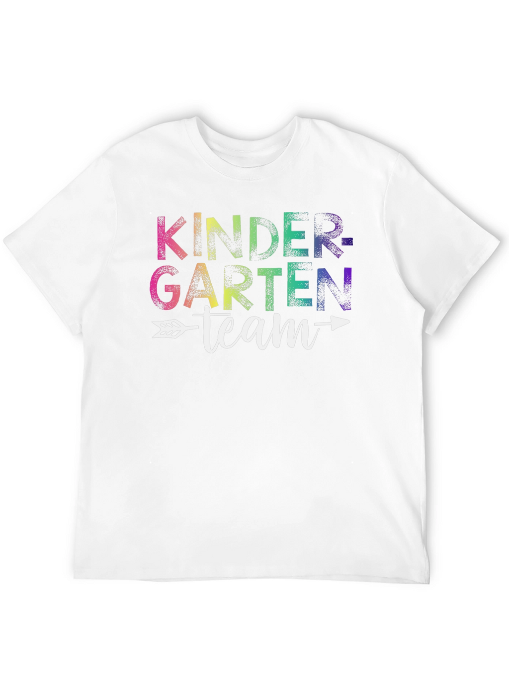 Kindergarten Team Rainbow Graphic T-Shirt