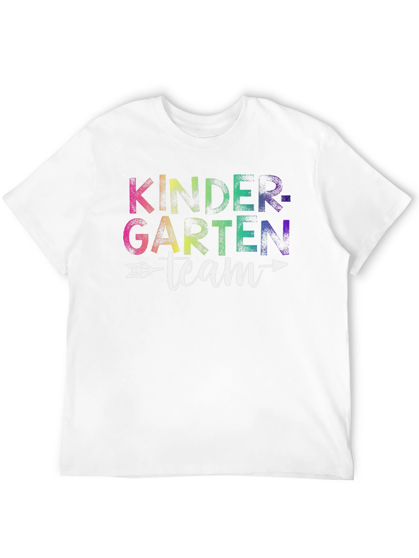 Kindergarten Team Rainbow Graphic T-Shirt