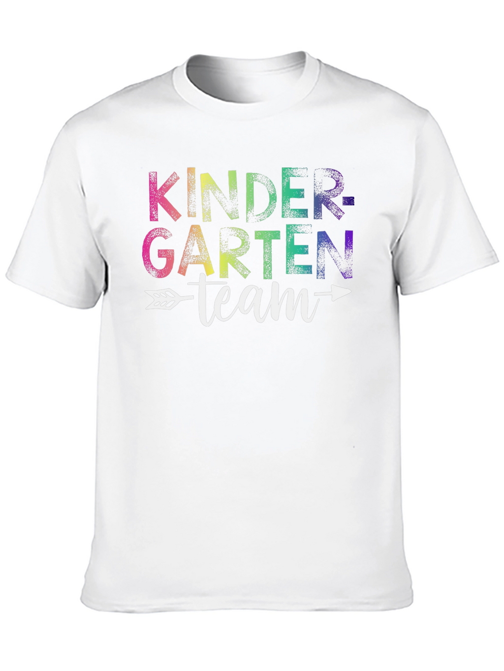 Kindergarten Team Rainbow Graphic T-Shirt
