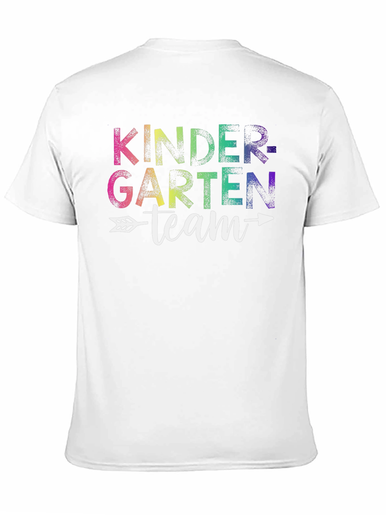 Kindergarten Team Rainbow Graphic T-Shirt