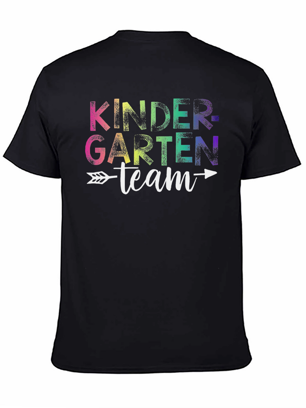 Kindergarten Team Rainbow Graphic T-Shirt