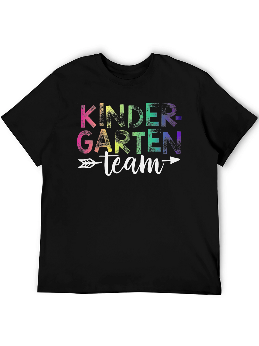 Kindergarten Team Rainbow Graphic T-Shirt