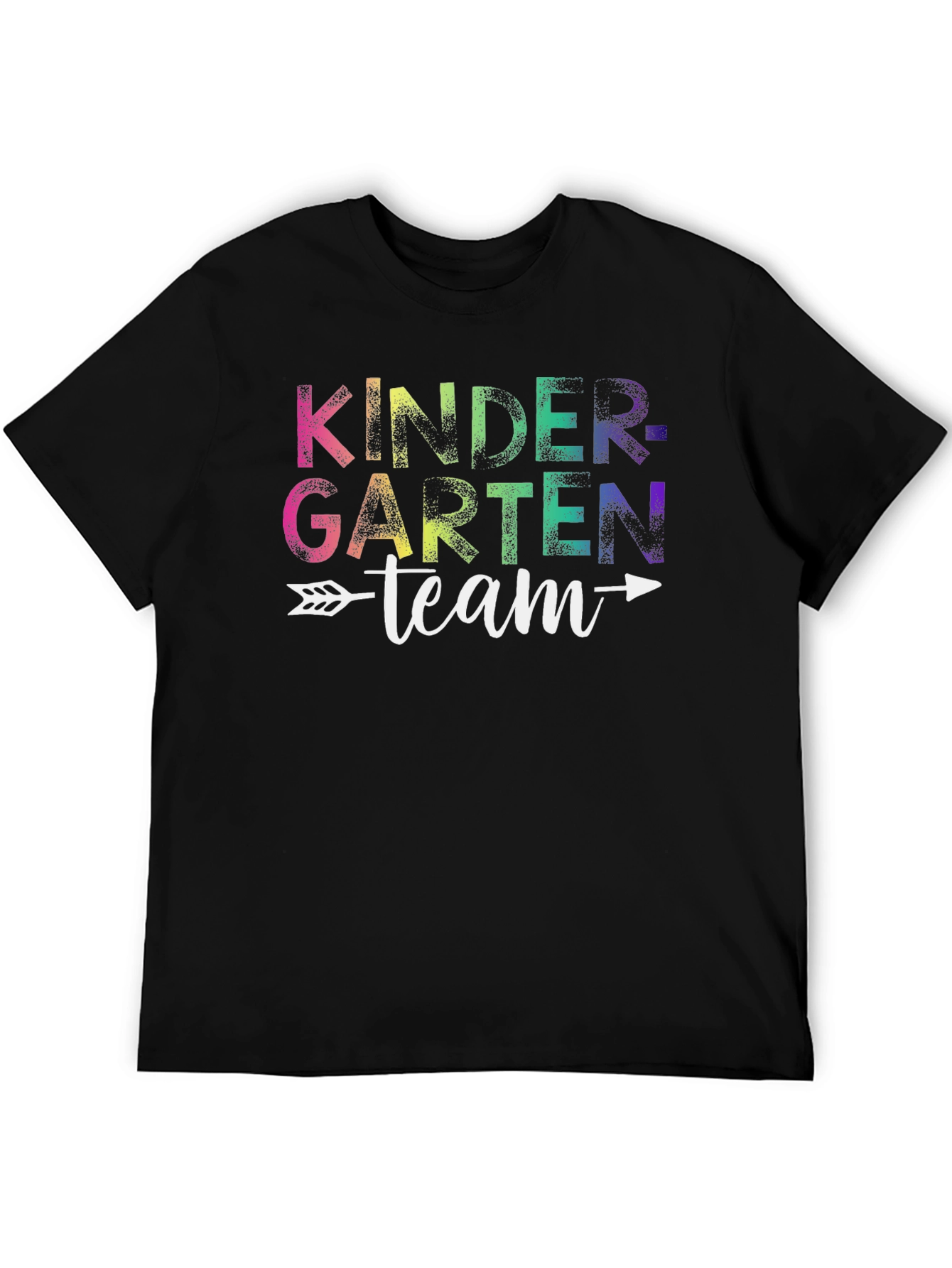 Kindergarten Team Rainbow Graphic T-Shirt