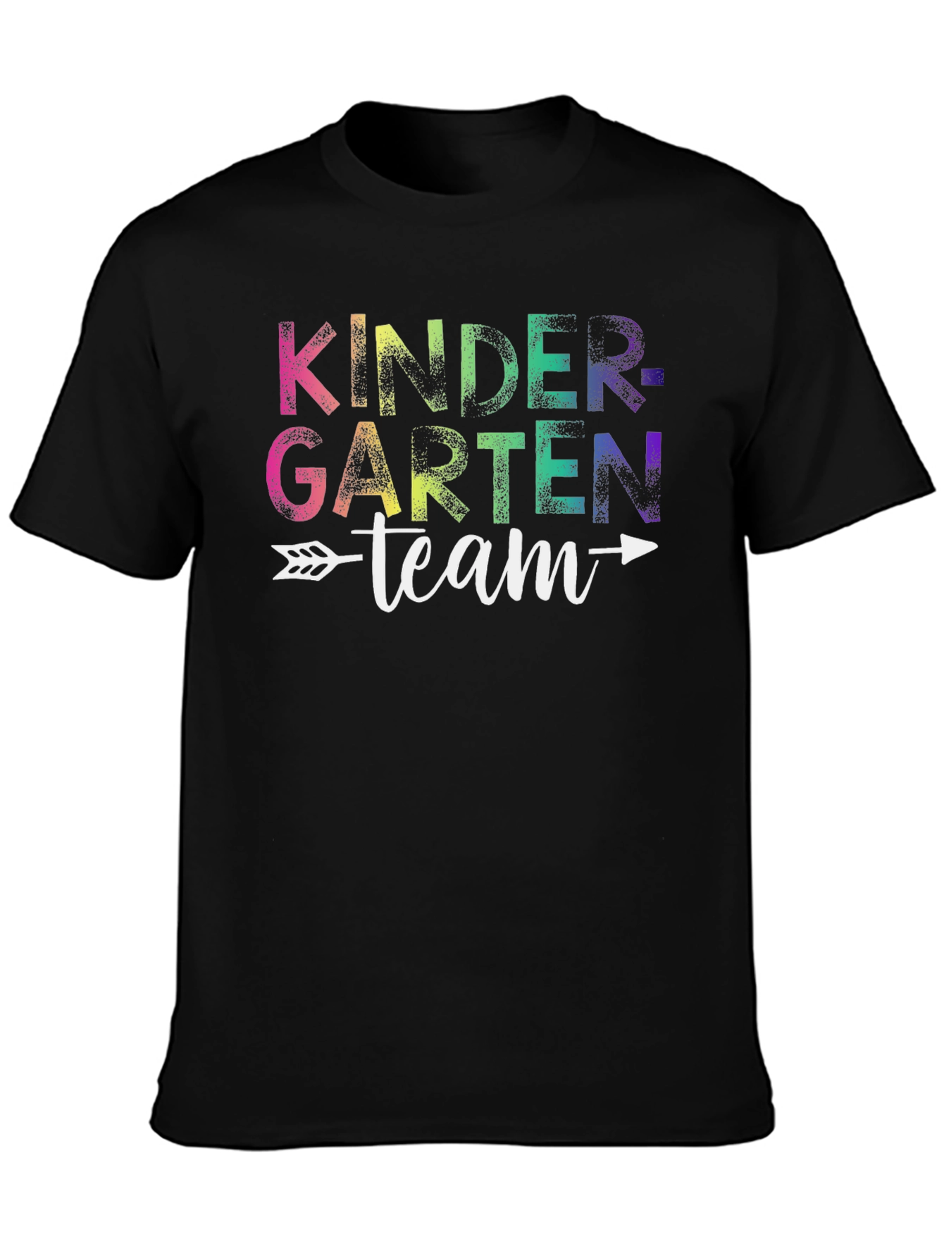 Kindergarten Team Rainbow Graphic T-Shirt