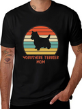 Yorkshire Terrier Mom T-Shirt Black