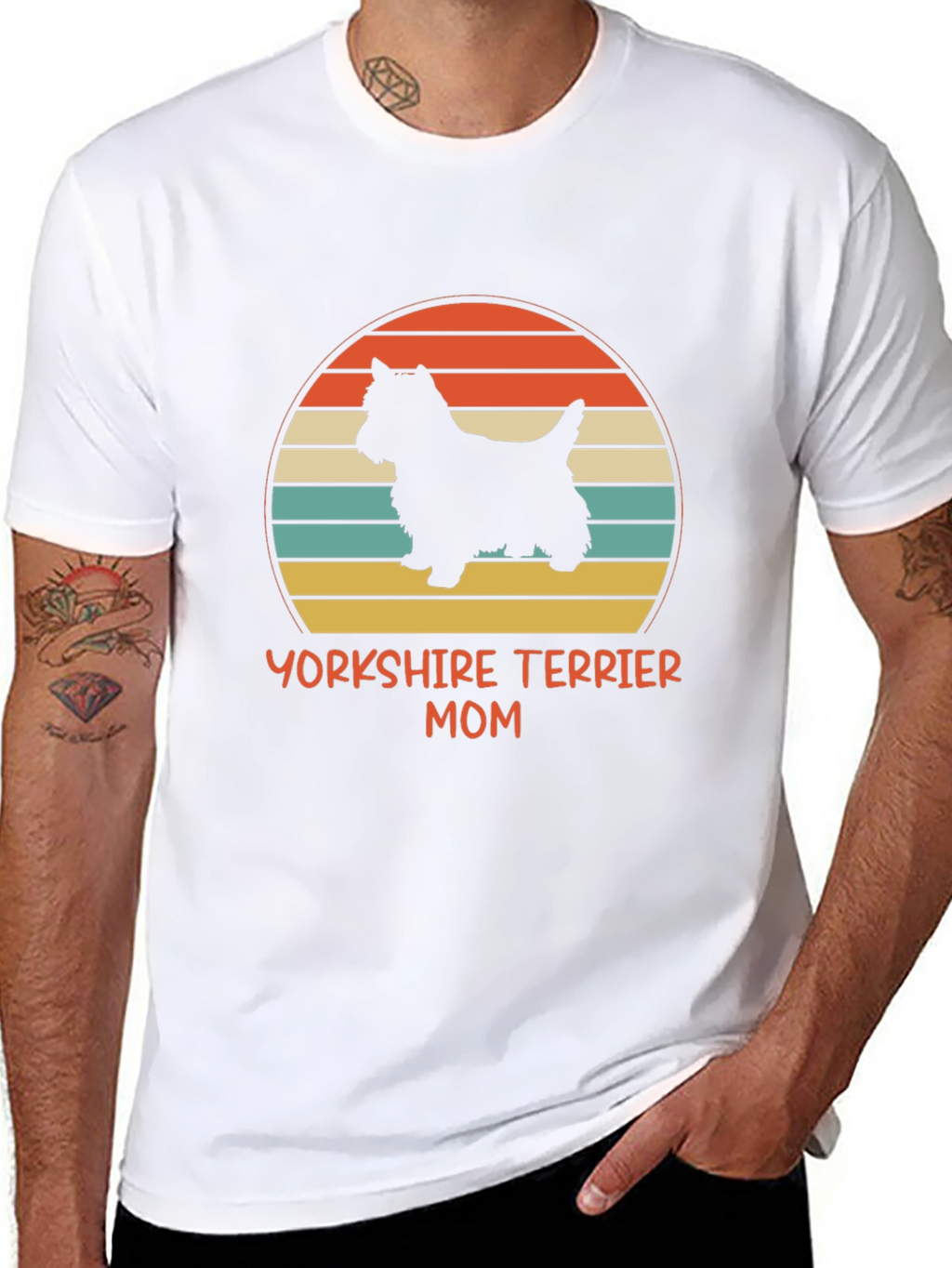 Yorkshire Terrier Mom T-Shirt Black