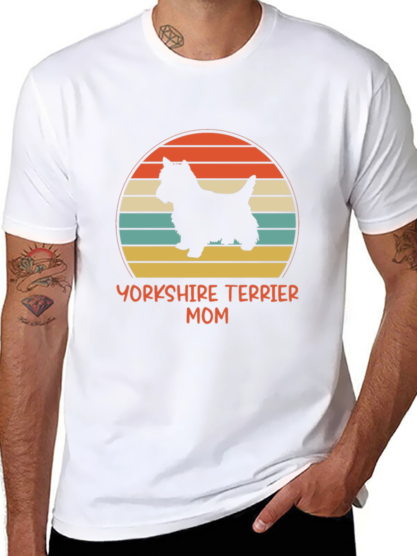 Yorkshire Terrier Mom T-Shirt Black