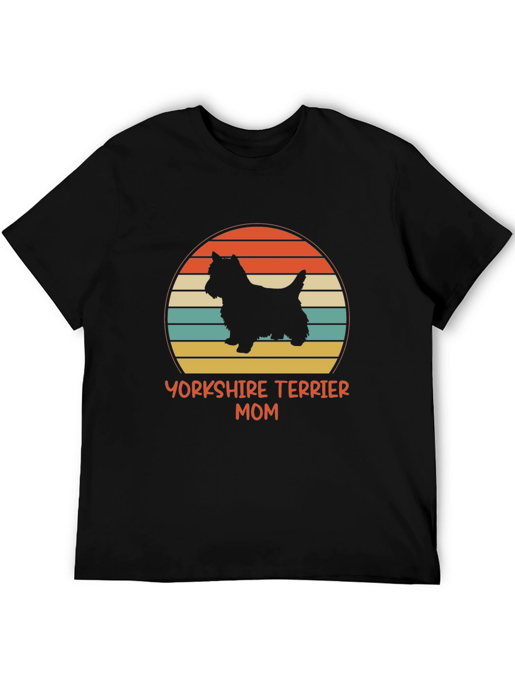 Yorkshire Terrier Mom T-Shirt Black