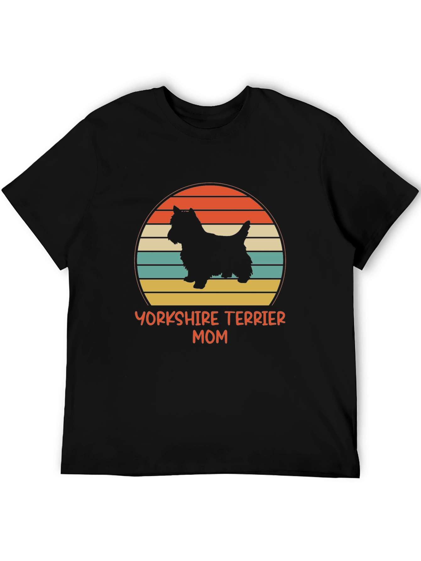 Yorkshire Terrier Mom T-Shirt Black