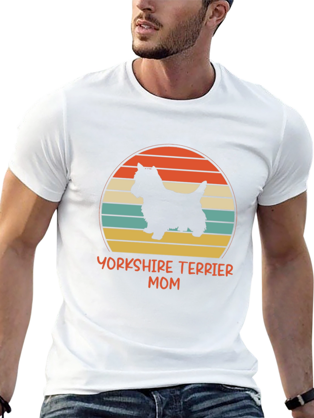 Yorkshire Terrier Mom T-Shirt Black
